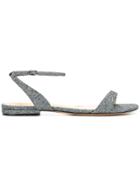 Alexandre Birman Glitter Buckled Sandals - Metallic