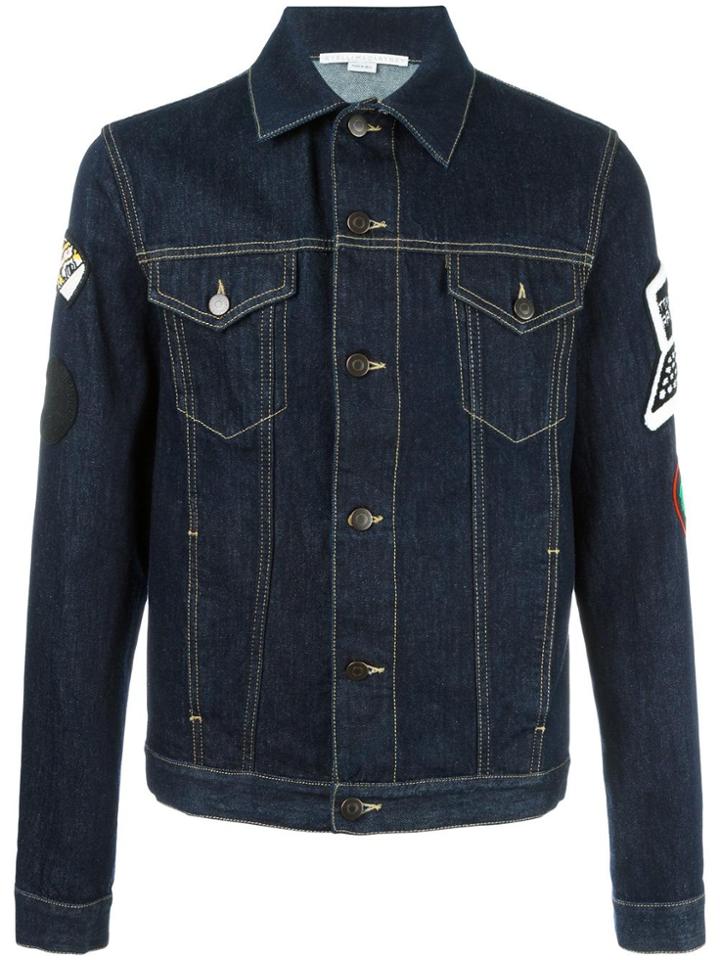 Stella Mccartney Raw Denim Jacket - Blue