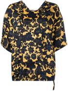 Christian Wijnants - Tobin Top - Women - Cupro/viscose - 40, Yellow/orange, Cupro/viscose