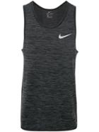 Nike - Dry Knit Running Tank Top - Men - Nylon/polyester - L, Grey, Nylon/polyester