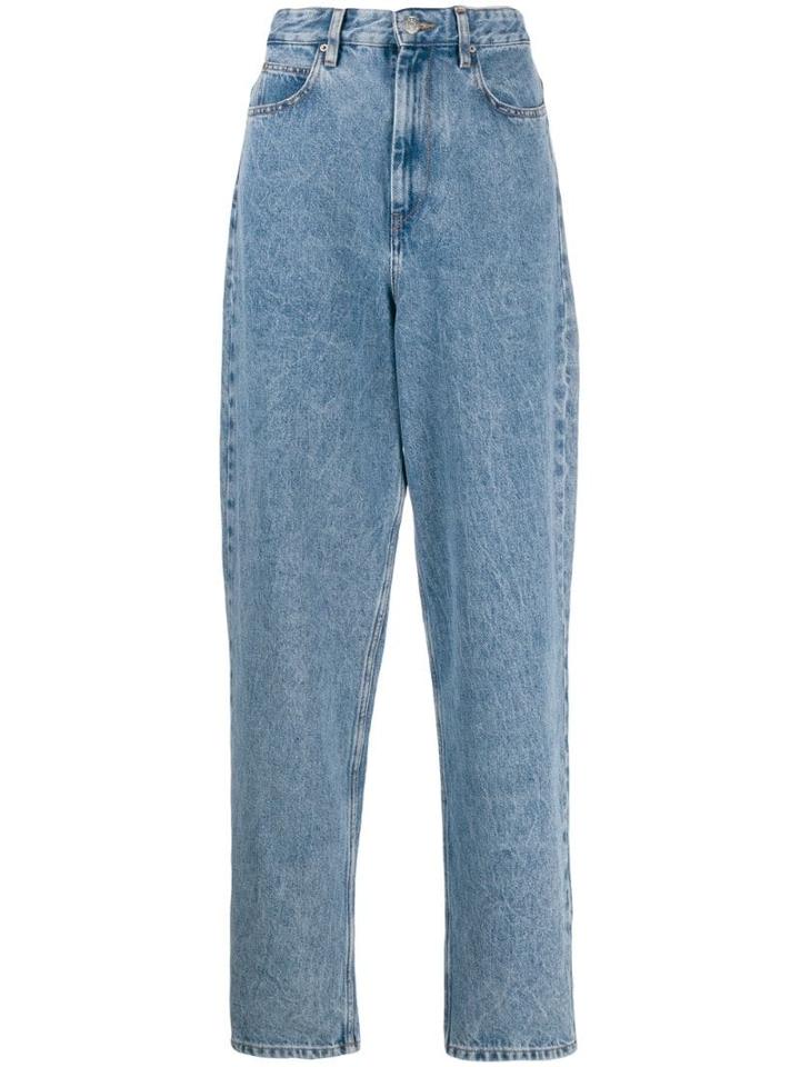 Isabel Marant Étoile High-waisted Straight Jeans - Blue