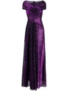 Talbot Runhof Tolinda Evening Gown - Purple