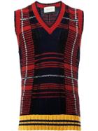 Gucci Knit Tartan Vest - Multicolour
