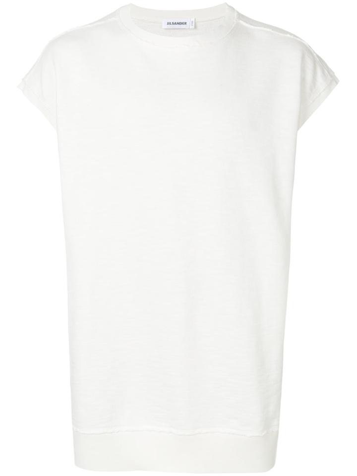 Jil Sander Sweat Tank Top - White