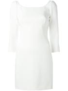 Dolce & Gabbana Three-quarter Sleeve Fitted Dress