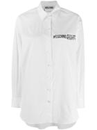 Moschino Logo Popeline Shirt - White