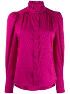 Isabel Marant Printed Lamia Blouse - Pink