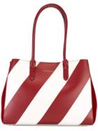 Tammy & Benjamin Striped Tote Bag, Women's, Red, Calf Leather/suede