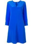 Dorothee Schumacher Flared Dress, Women's, Size: 1, Blue, Silk