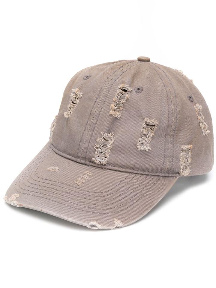 032c Distressed Cap - Grey