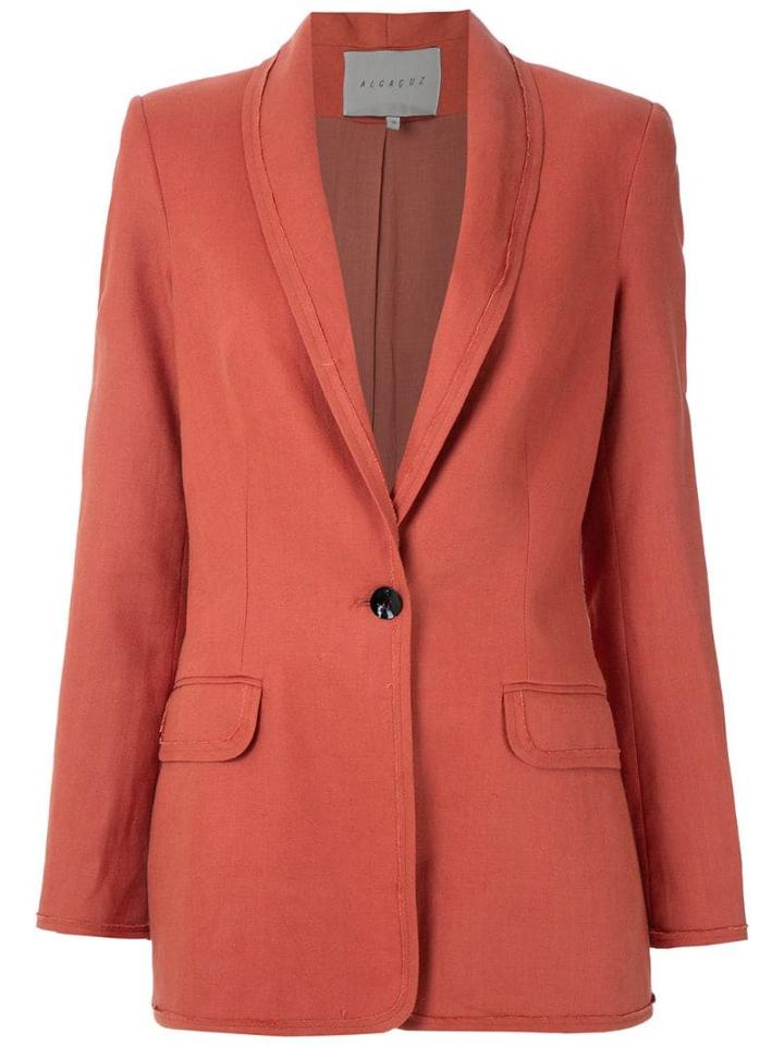 Alcaçuz Miriam Linen Blazer - Orange