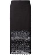 Gareth Pugh Woven Kilt - Black