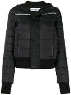 Paco Rabanne Cropped Puffer Jacket - Black