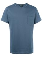 A.p.c. Chest Pocket T-shirt, Men's, Size: Small, Blue, Cotton