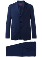Mp Massimo Piombo Single-breasted Two-piece Suit - Blue