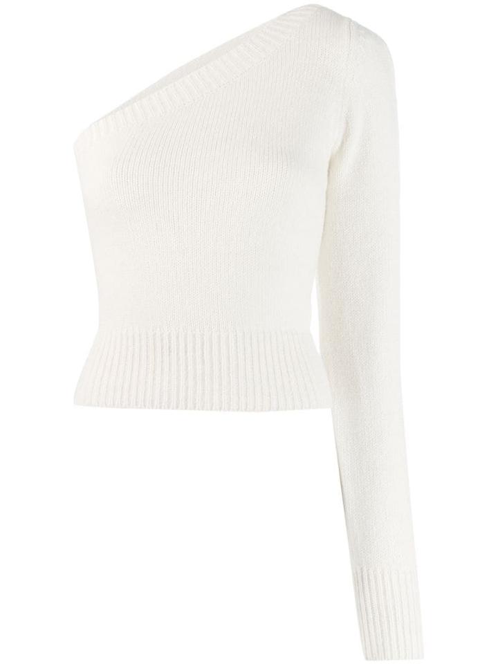 Federica Tosi Off The Shoulder Sweater - Neutrals