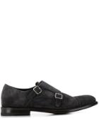 Henderson Baracco Double-buckle Oxford Shoes - Grey