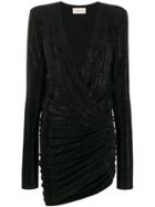 Alexandre Vauthier Crystal Embellished Mini Dress - Black