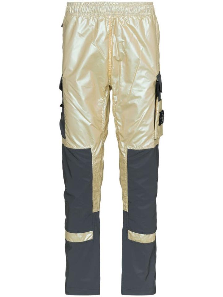 Stone Island 315m1 Tela Reflex Mat Trousers - Neutrals