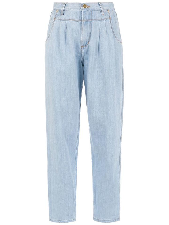 Amapô Ice Cropped Jeans - Blue