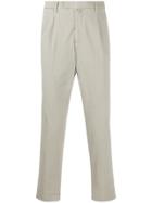 Dell'oglio Slim Fit Chino Trousers - Brown