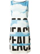 Moschino Vintage Cloud Print Dress