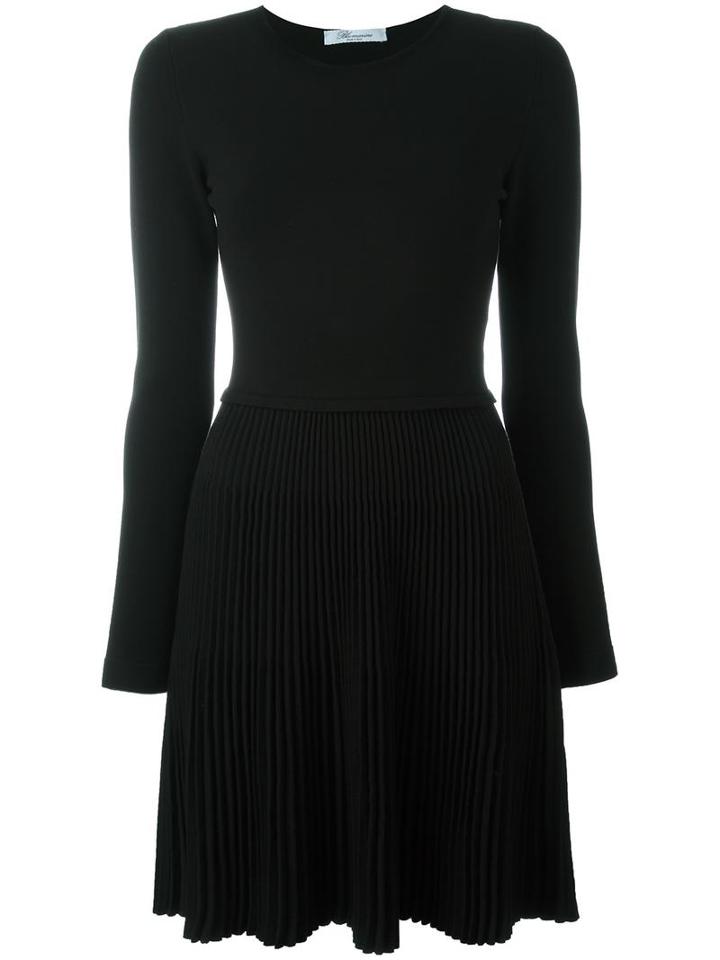 Blumarine Longsleeved Dress, Women's, Size: 38, Black, Viscose/polyester
