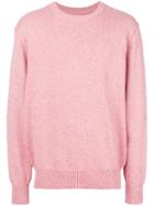 Universal Works Loose Crew Neck Sweater - Pink & Purple