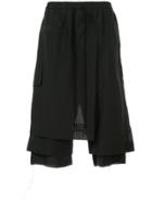 Song For The Mute Slouched Cropped Trousers - Black
