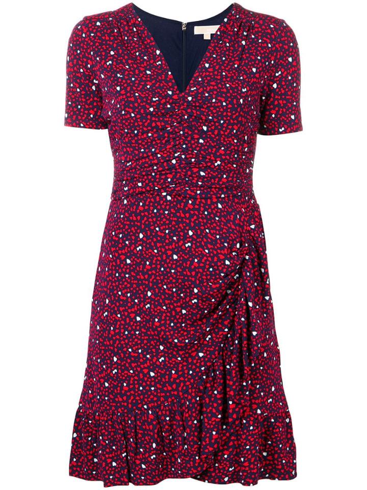 Michael Michael Kors Heart Wrap Dress - Blue