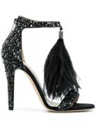 Jimmy Choo Viola 110 Sandals - Black