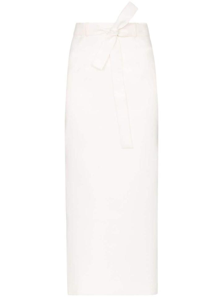 Matériel Belted Mid Length Skirt - Neutrals