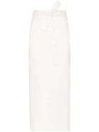 Matériel Belted Mid Length Skirt - Neutrals