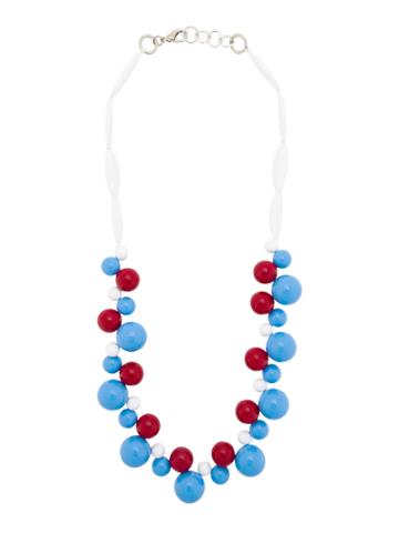 Ki6 Contrast Bead Necklace - Multicolour
