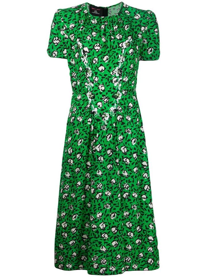 Marc Jacobs Sofia Loves The 40's Printed Dress - Green