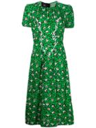 Marc Jacobs Sofia Loves The 40's Printed Dress - Green