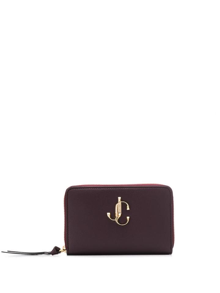 Jimmy Choo Christie Zip-around Wallet - Red