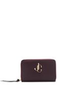 Jimmy Choo Christie Zip-around Wallet - Red