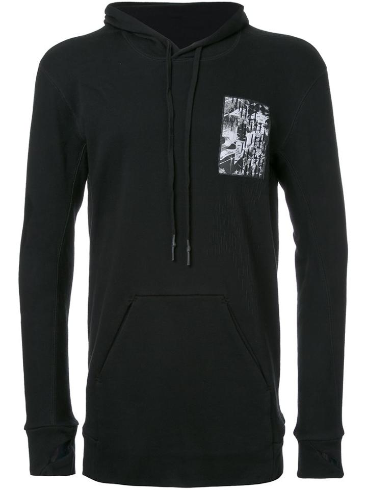 11 By Boris Bidjan Saberi Thumbhole Hoodie