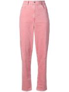 Isabel Marant Étoile High-waisted Mom Fit Trousers - Pink