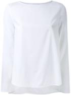 Scanlan Theodore Stretch Silk Trapeze Top, Women's, Size: 8, White, Silk