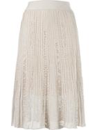 Cecilia Prado Knit Skirt, Women's, Size: P, Nude/neutrals, Viscose
