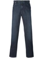 Brioni Slim-fit Jeans, Men's, Size: 35, Blue, Cotton/spandex/elastane/wool