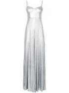 Sally Lapointe Corset Style Jumpsuit - Metallic