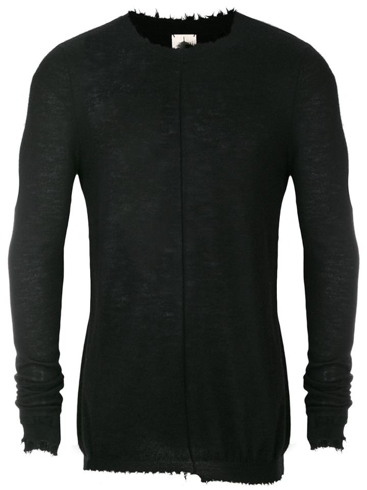 Forcerepublik Cashmere Fitted Sweater - Black