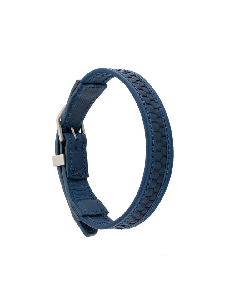 Northskull Woven Bracelet - Blue
