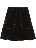Matthew Adams Dolan Denim Mini Skirt - Black