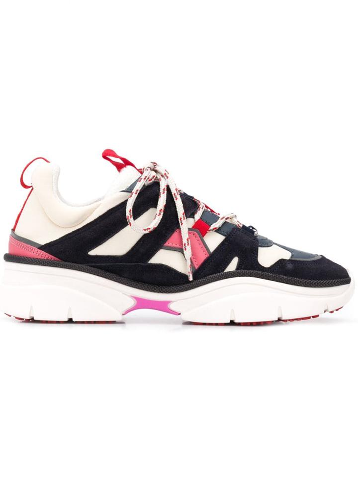 Isabel Marant Panelled Sneakers - Blue