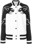 Valentino Panther Bomber Jacket - White