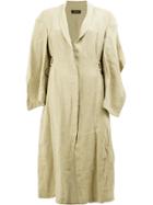 Litkovskaya Oversized Single Breasted Coat - Nude & Neutrals